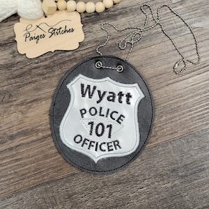 Play Police Badge - Personalized Officer Law Enforcement Kid Toy ...