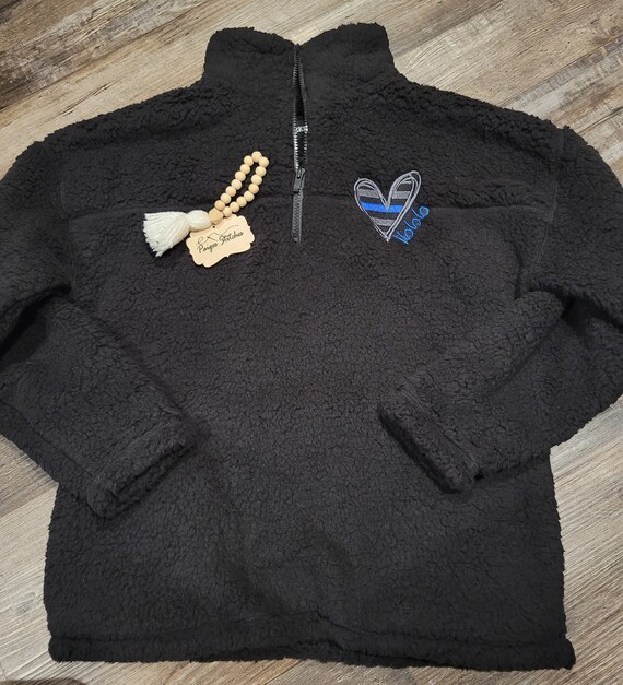 Personalized sherpa pullover hot sale