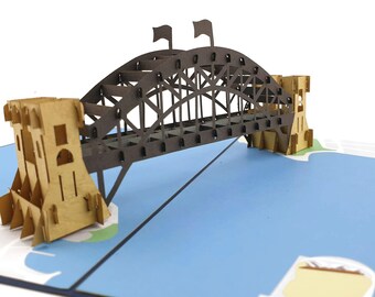 Sydney Harbour Bridge 3d pop up card