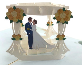 Wedding Arbour 3d pop up card