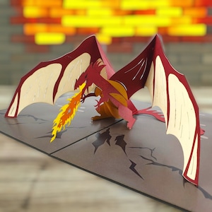 Dragon 3D-pop-upkaart