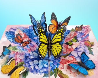 Butterfly Garden Pop Up Card