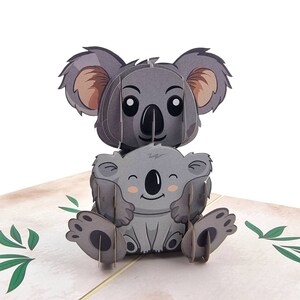 Koala & Baby 3D pop up card