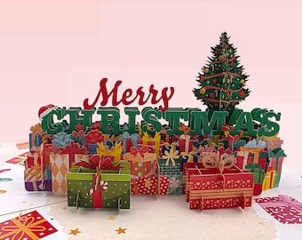 Merry Christmas Pop Up Card