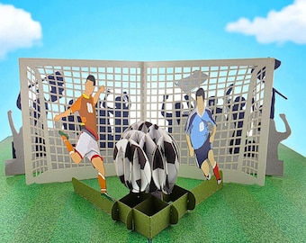 Football 3d Pop Up Card
