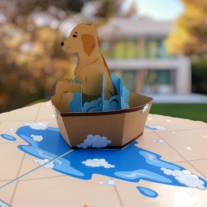 Dog Wash Pop Up Card
