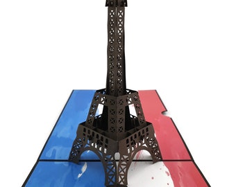 Eiffel Tower 3d pop up card