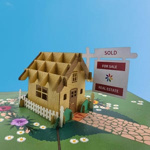 New House Pop Up Card