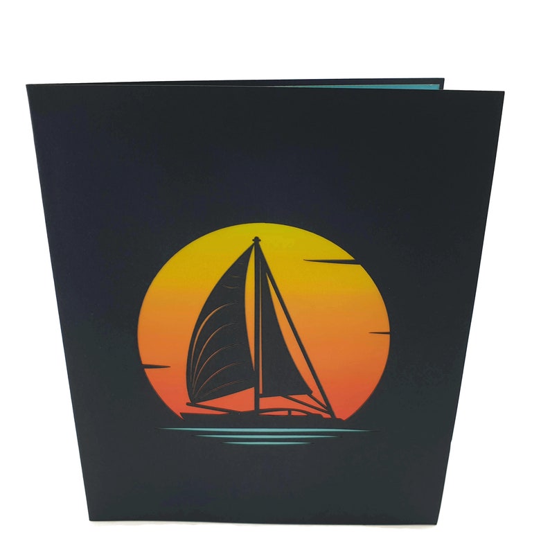Sailing Boat 3d pop up card