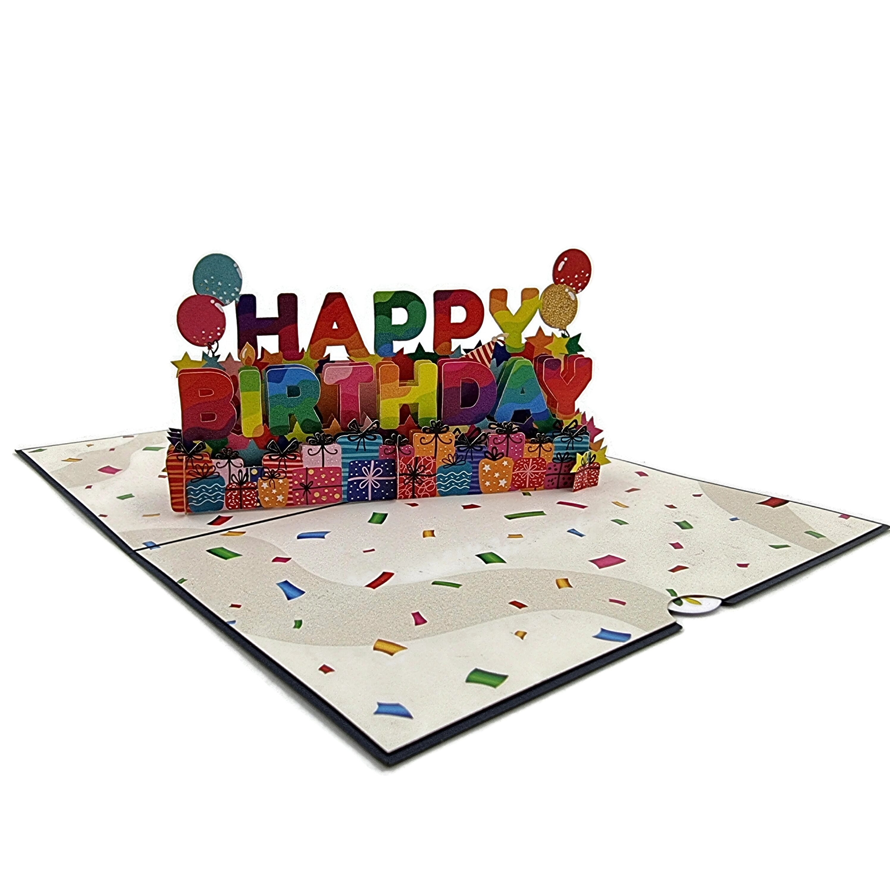 Happy Birthday 3d Pop up Card | Etsy Australia