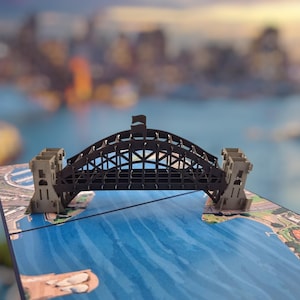 3D Pop Up Karte Hafen Brücke von Sydney