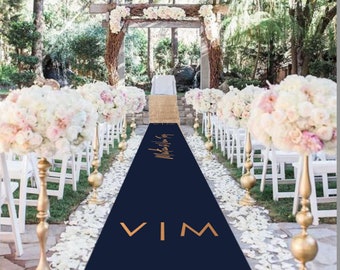 Custom Personalized Wedding Aisle Runner