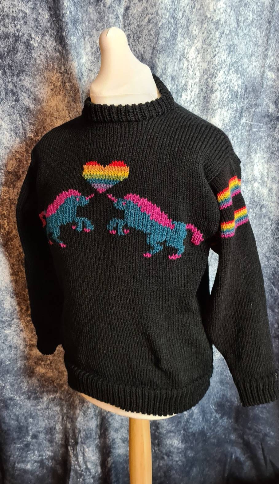 Unicorn Sweater - Etsy UK