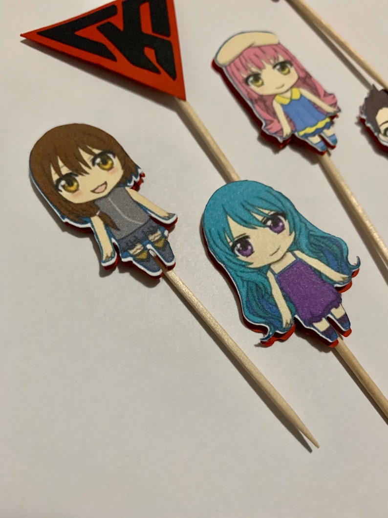 Itsfunneh and Krew Theme Cupcake Toppers for Birthdays | Etsy