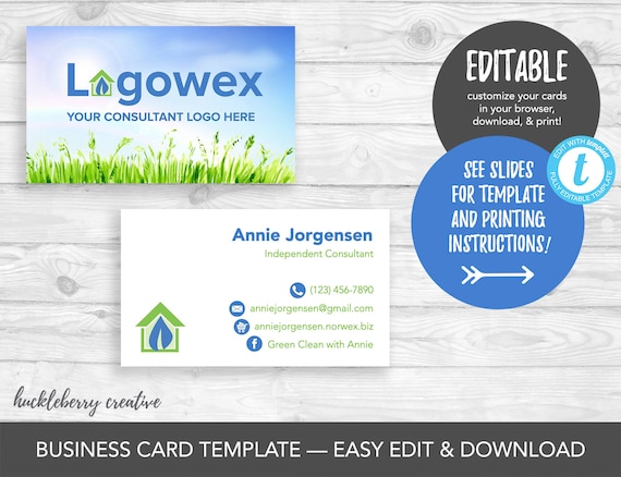 Norwex Compatible Business Cards Template Norwex ...