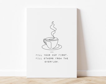 Fill Your Cup | Etsy
