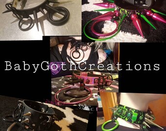 Customs!!! Spiked choker spiked collar. Send message !