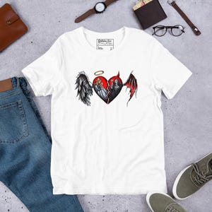 Unisex t-shirt - &quot;Good vs Evil&quot; Design
