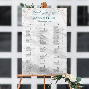 Copper Stand / Welcome Seating Chart Stand / Wedding Sign Stand
