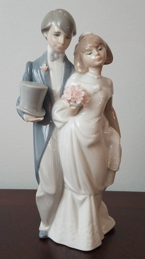 Buy Lladro 'wedding Bells' (6164) Hand-painted Porcelain Figurine