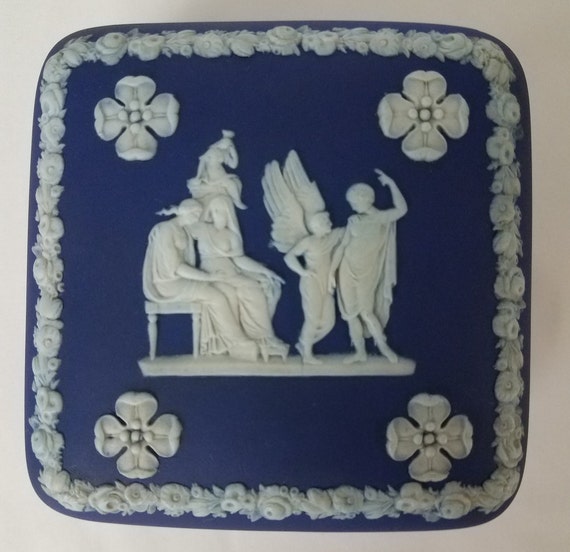 Wedgwood Portland Blue Cobalt Blue dark blue Jasp… - image 2