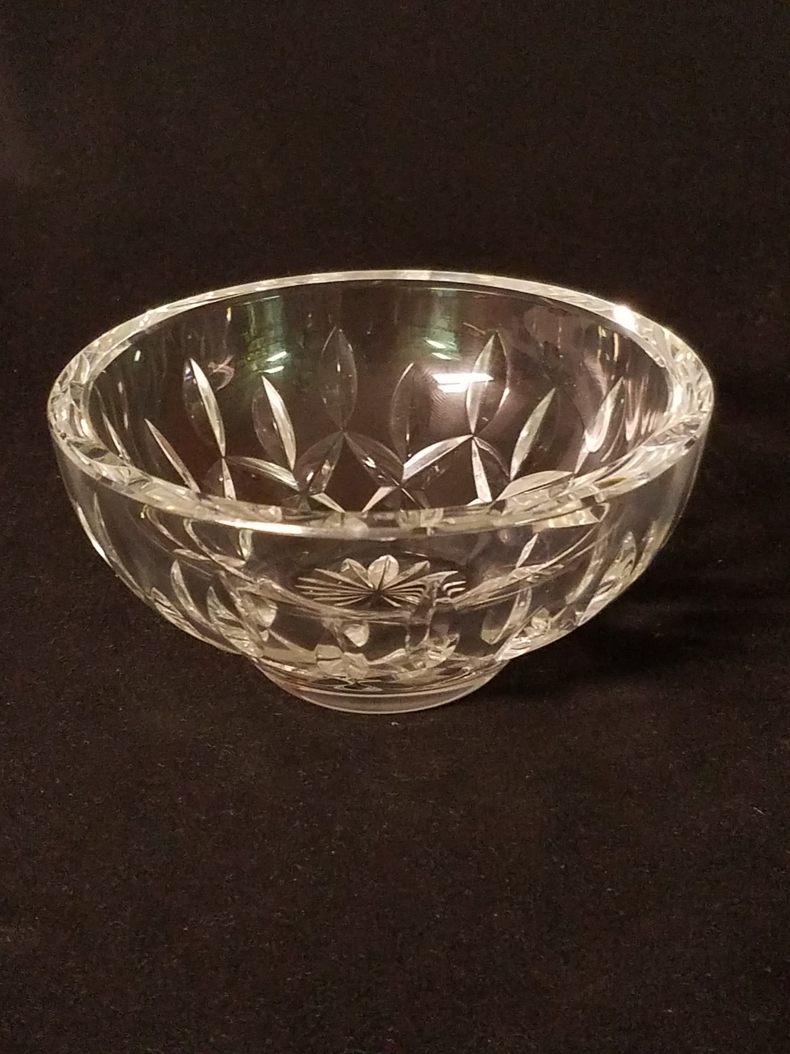 Vintage Waterford Crystal Bowl Classic Lismore Pattern Etsy