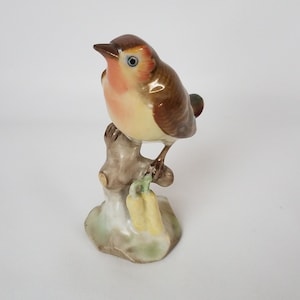 Herend natural hand-painted porcelain bird figurine Hungarian porcelain