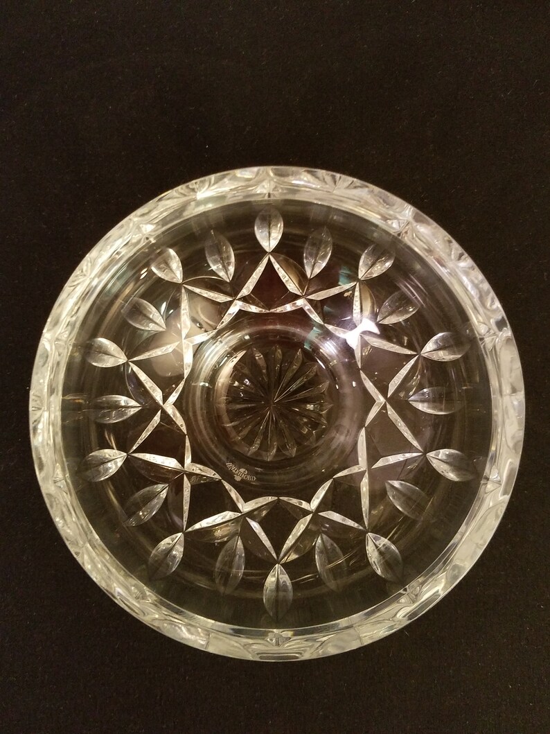 Vintage Waterford Crystal Bowl Classic Lismore Pattern Etsy