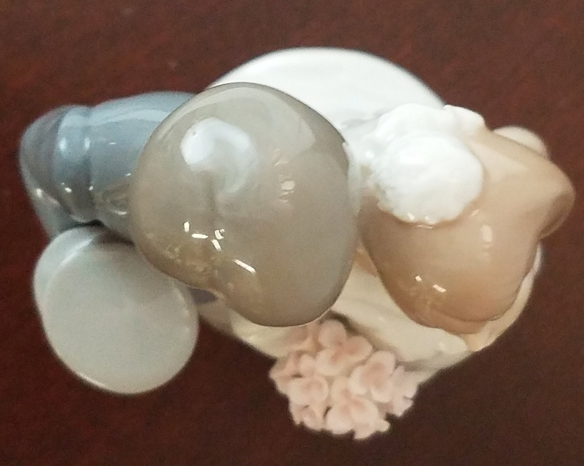 Lladro 'wedding Bells' (6164) Hand-painted Porcelain Figurine of a