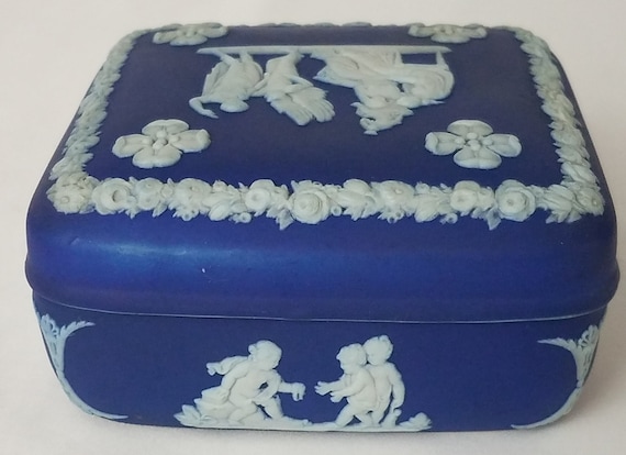 Wedgwood Portland Blue Cobalt Blue dark blue Jasp… - image 5