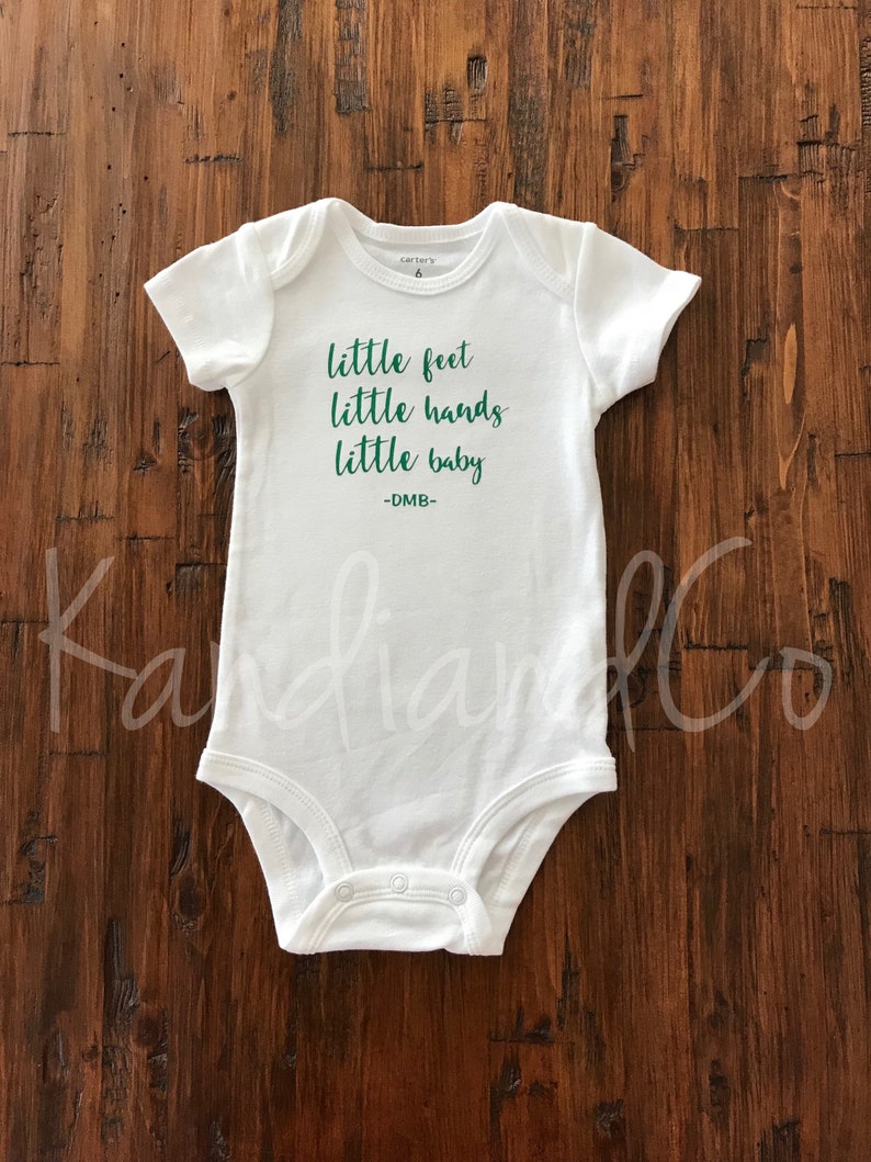 Girls Clothing Little Feet Little Hands Little Baby One Piece Bodysuit U22dave Matthews Band U22 Baby Shower U22 Dave Matthews Baby Clothes So Much To Say Lyrics Clothing