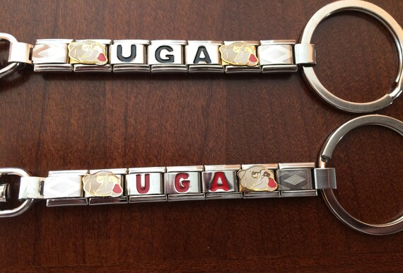 Bracciale in tessuto fatto a mano Portachiavi//Keyfob//Portachiavi