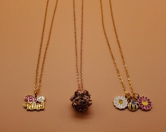 Gold Flower Necklaces