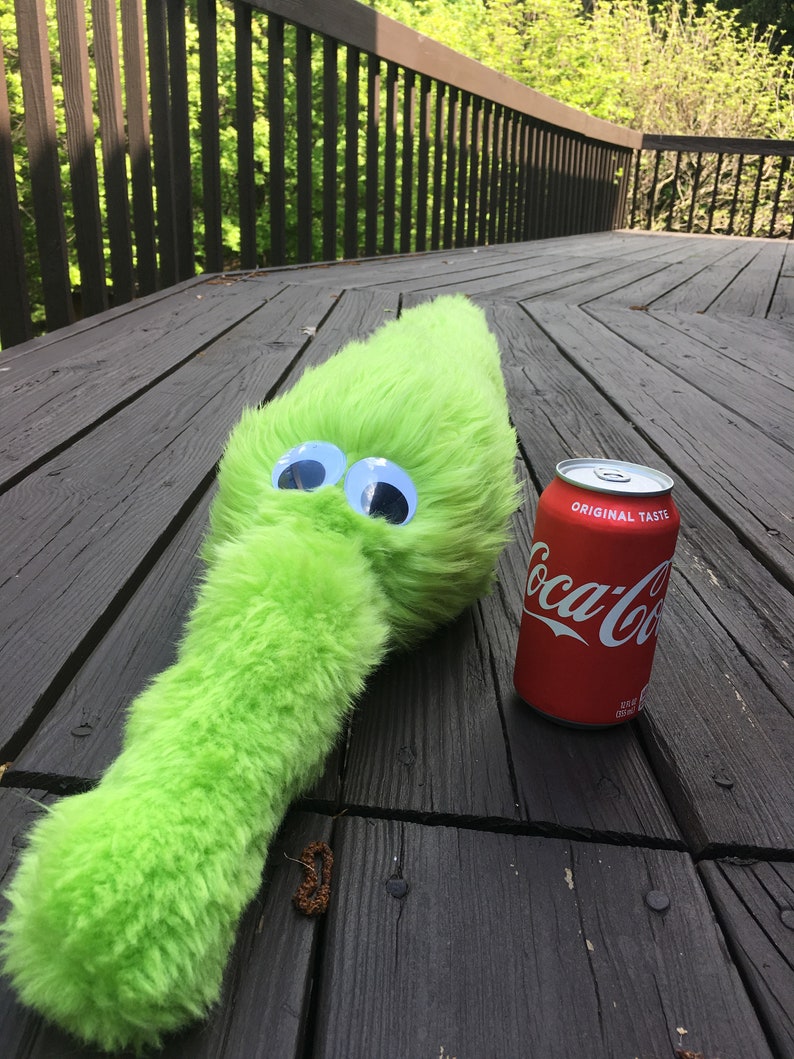5ft/1.5m Worm on a String Plush | Etsy