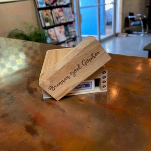 Mini ensemble de voyage personnalisé pour cribbage - Pour les occasions spéciales, les anniversaires, les cadeaux de mariage, les cadeaux de mariage, les cadeaux de fiançailles