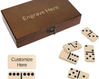 Dominoes & Wooden Box