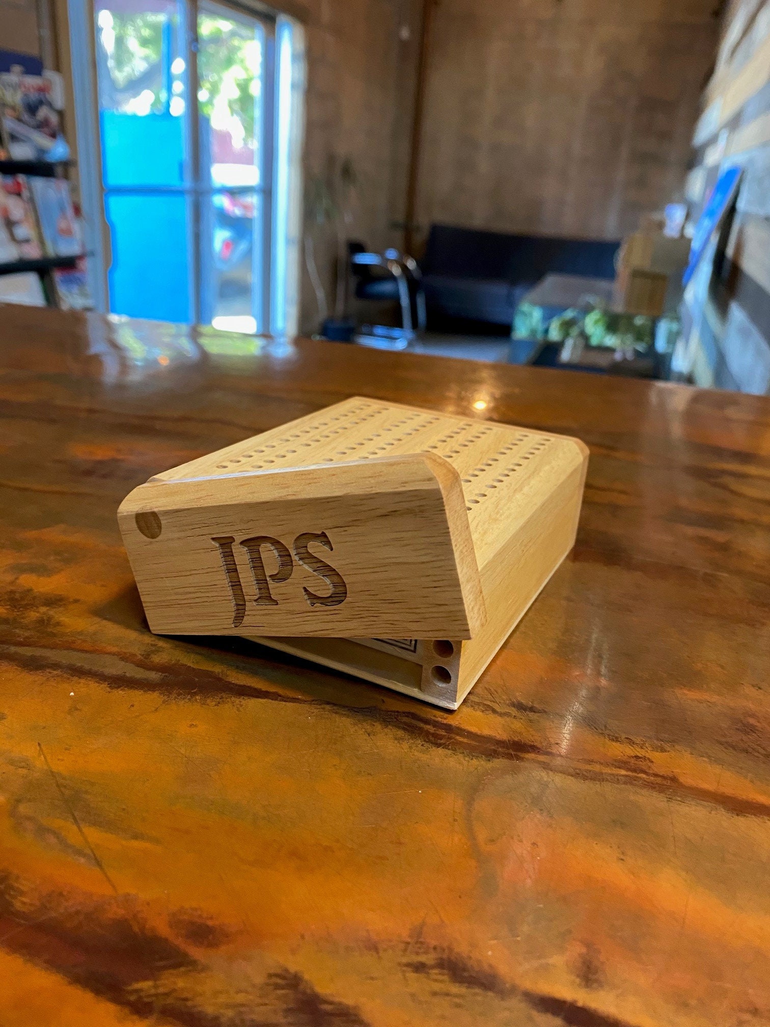 Personalized Mini Travel Cribbage Set Etsy