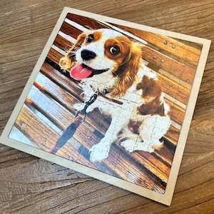 Personalized Wooden Jigsaw Puzzle (12&quot;) - Photo Print - For special occasions, birthdays, wedding favors, wedding gifts, engagement gifts