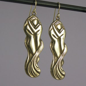 Embrace Earrings-Bronze
