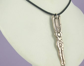 Egyptian Goddess of the Sky Necklace-Bronze