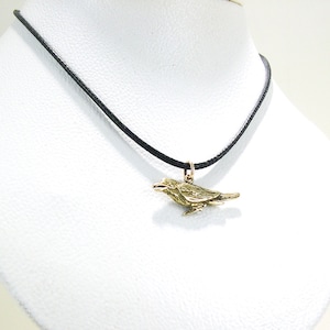Raven Necklace-Bronze