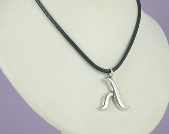 Lambda Pendant-Sterling Silver