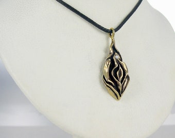 Yoni Rose Pendant-Bronze