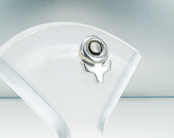 Venus Post Pin with Moonstone