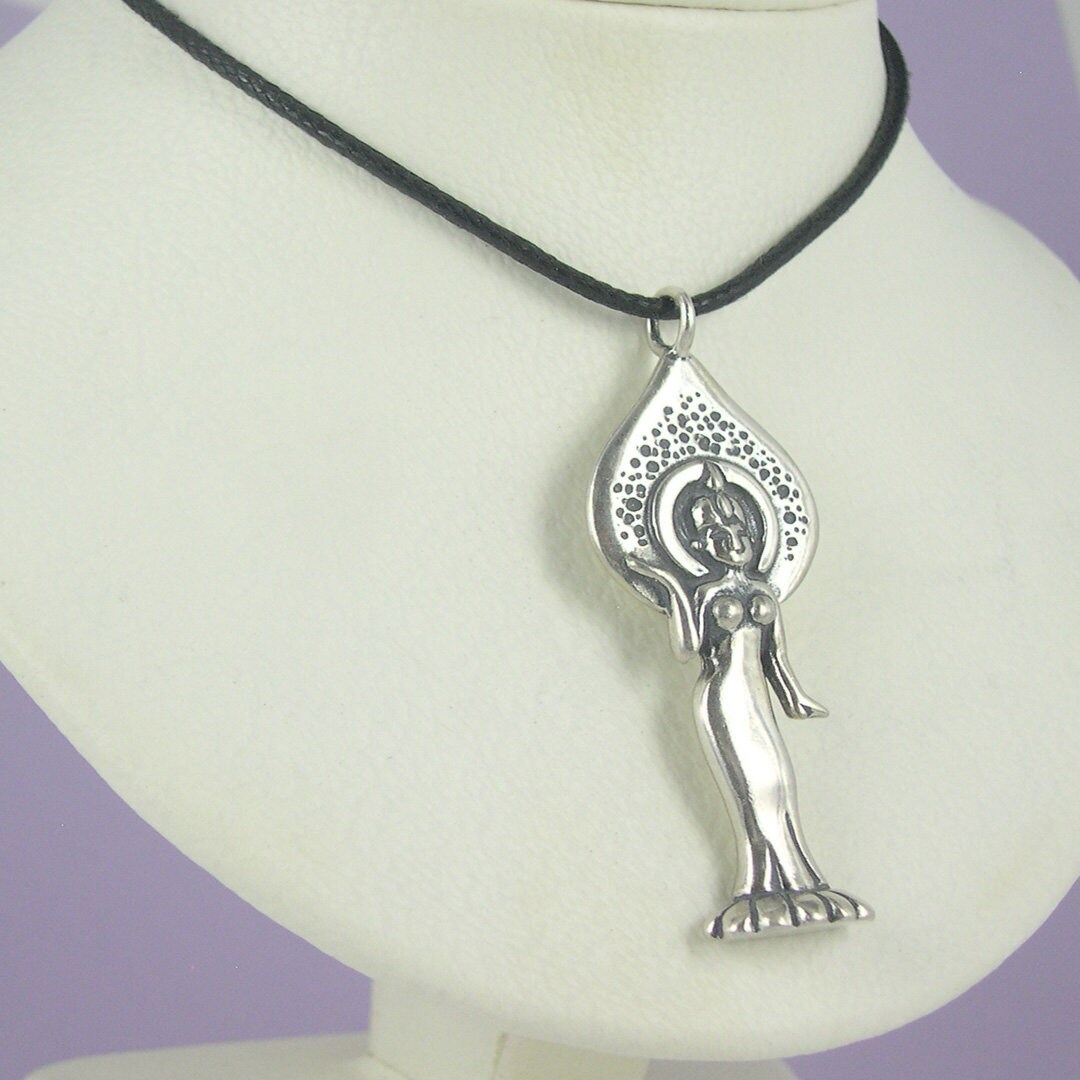 Quan Yin Necklacesilver Etsy