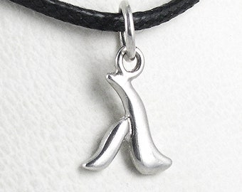 Lambda Pendant-Sterling Silver