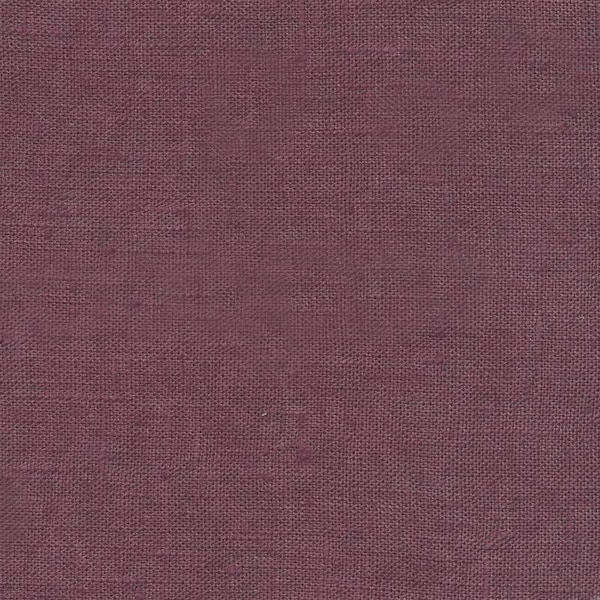 Lin enduit rouge PRUNE, vendu a la coupe par multiples de 25cm (X150cm)