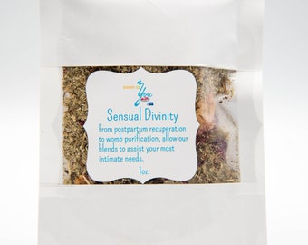 オーガニック センシュアル ディヴィニティ ヨニ V-スチーム ブレンド（ローズクォーツ半貴石配合）