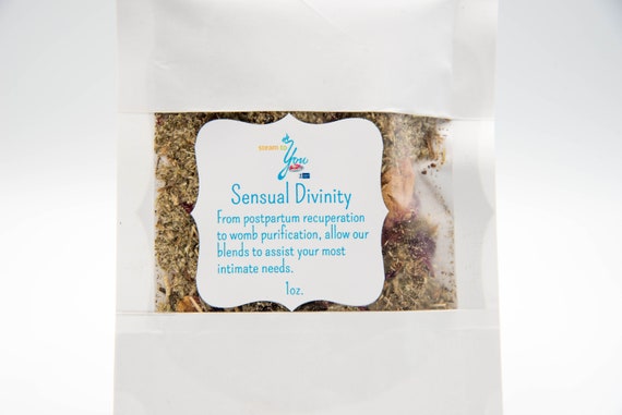 Organic Sensual Divinity Yoni V-Steam Blend Infused w/Rose Quartz Semi-Precious Stones