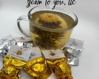 オールナチュラルな咲き誇るお茶アート!!